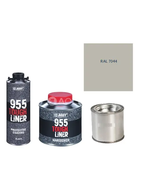 HB BODY 955 RAPTOR tough liner - 2k polyuretán textúra set / báza + tužidlo + farba /RAL 7044 900ml