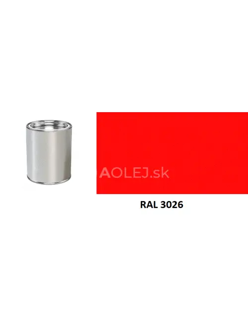 Fluorescenčná farba ral 3026 0,6l