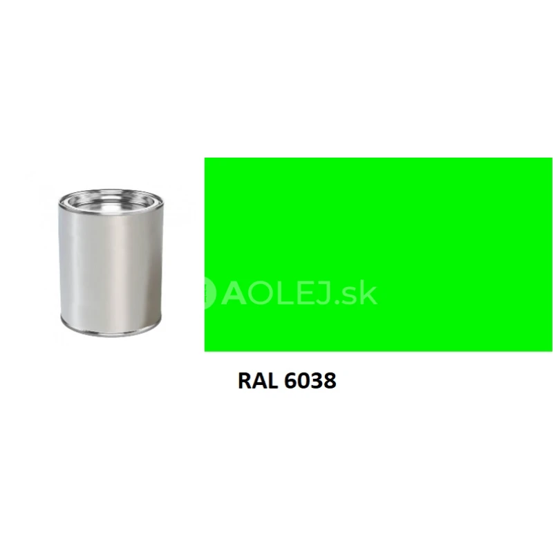 Fluorescenčná farba ral 6038 0,7l