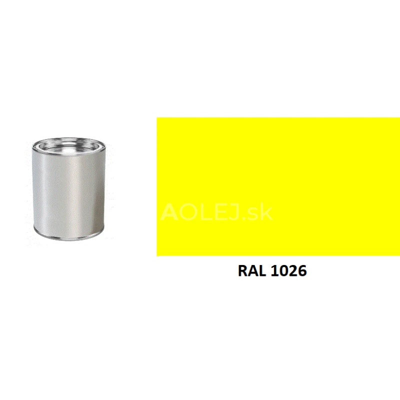 Fluorescenčná farba ral 1026 0,9l