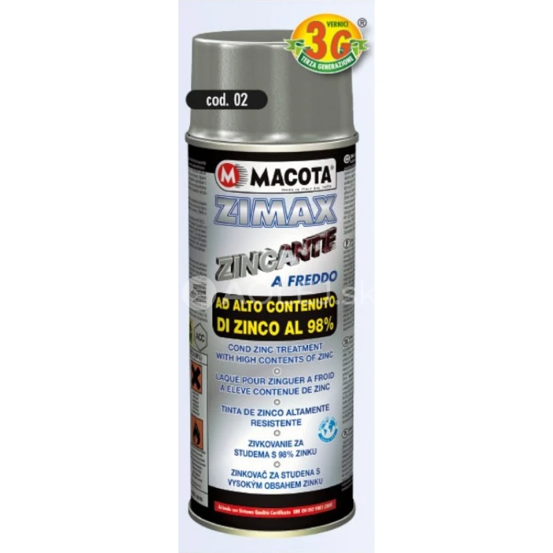 Zinkový vrchný sprej šedý 400ml