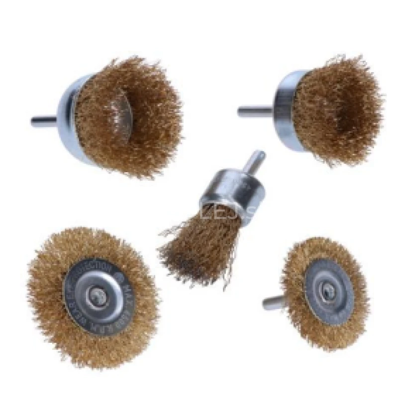 Súprava drotených kief s úchytom / 5ks v balení /