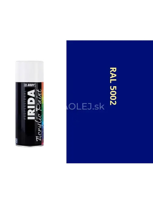 HB BODY Sprej IRIDA 5002 400ml, lazúrová modrá