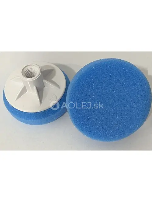 Leštiaci kotúč na závit M14 80mm x 25mm stredný modrý