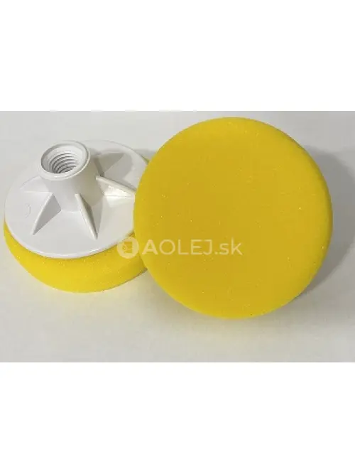 Leštiaci kotúč na závit M14 80mm x 25mm žltý jemný