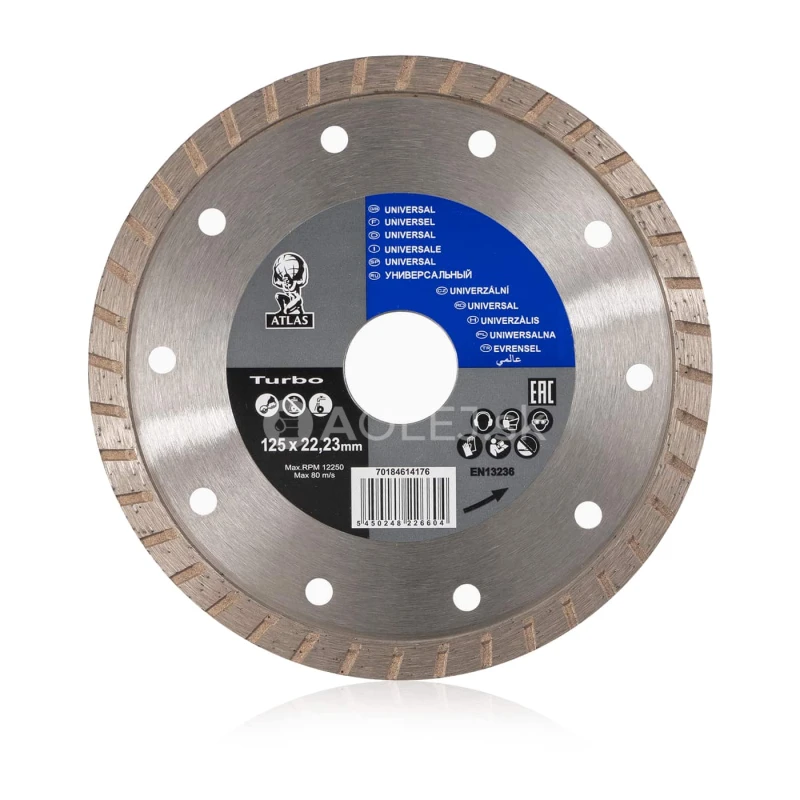 Atlas 916 diamantový kotúč turbo 230 x 2,6 x 22,23mm