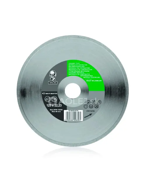 Atlas 918 diamantový kotúč na rezanie keramických dlaždíc 125 x 1,7 x 22,23