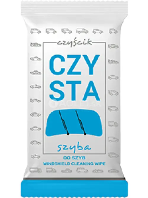 čistiaca utierka na čistenie a odmasťovanie skiel  auta