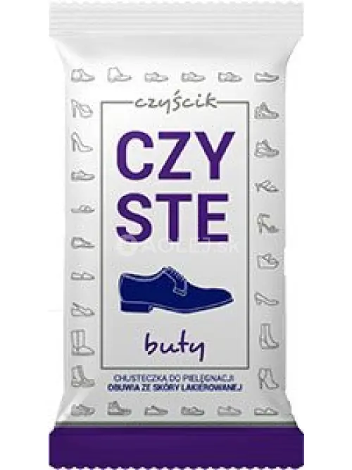 čistiaca utierka na &uacute;držbu a čistenie lakovan&yacute;ch kožen&yacute;ch top&aacute;nok