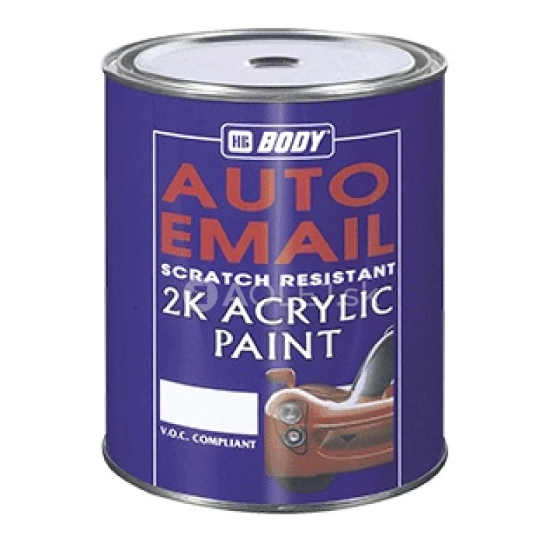 HB BODY autoemail 9330 2K ACRYL PAINT RAL 9006 1L
