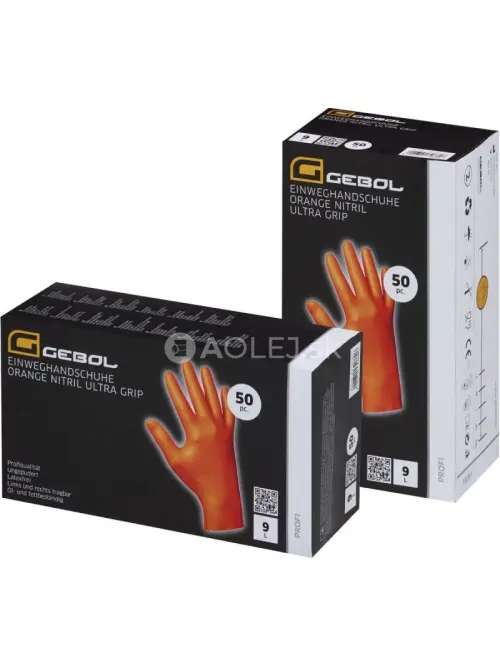 Gebol Jednor&aacute;zov&eacute; nitrilov&eacute; rukavice  nepudrovan&eacute; veľ. XL, 50 ks v balen&iacute;