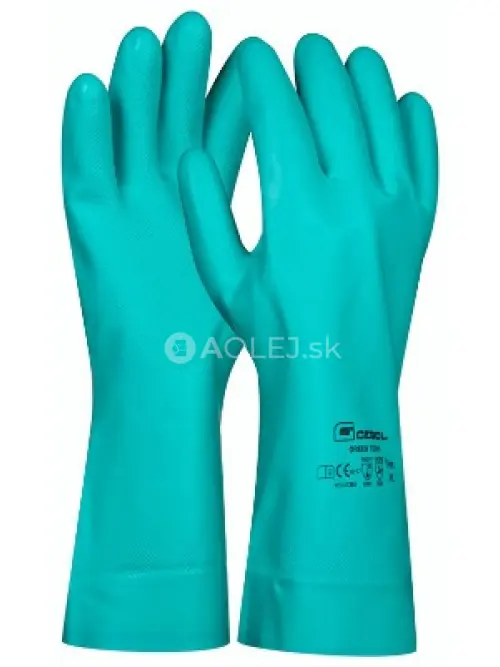 Gebol Pracovn&eacute; rukavice GREEN TECH , pre pr&aacute;cu s chemik&aacute;liami vel. L