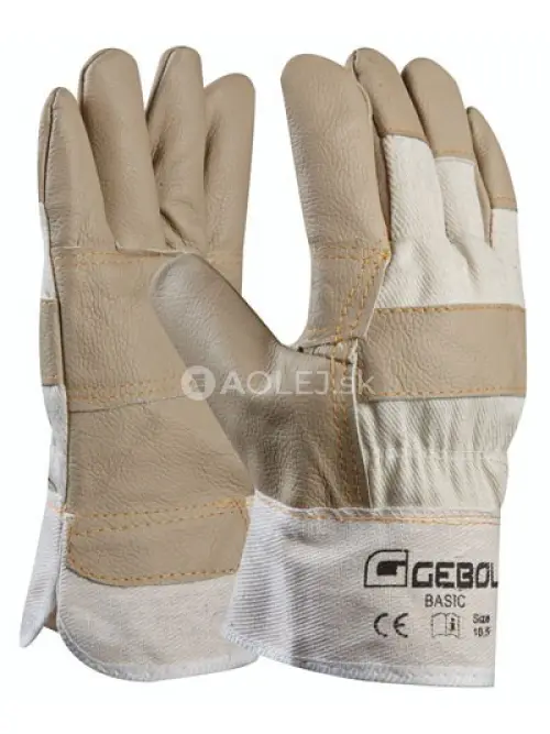 Gebol Pracovn&eacute; rukavice BASIC č.10.5, n&aacute;bytkov&aacute; useň svetl&aacute;
