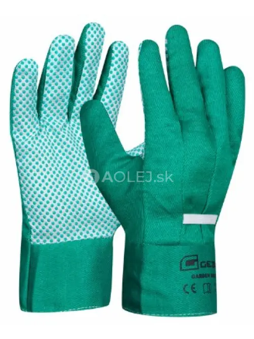 Gebol Pracovn&eacute; rukavice GARDEN BASIC, č.10 p&aacute;nske, b&eacute;žov&eacute; s pleten&yacute;m patentom