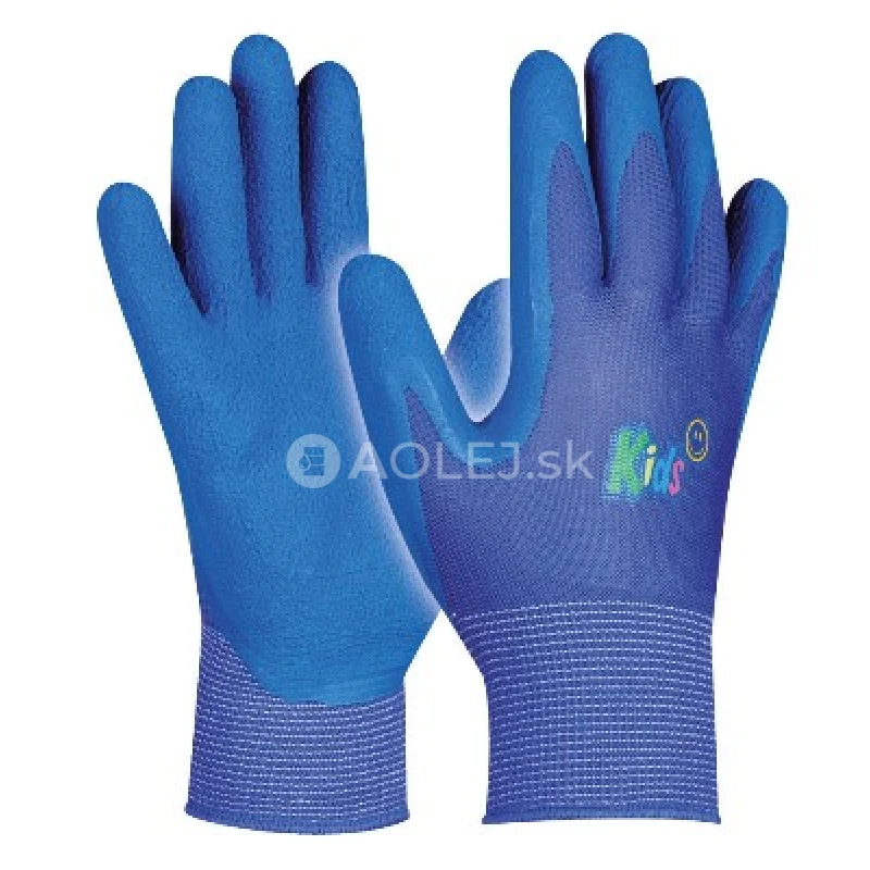 Gebol Pracovn&eacute; rukavice KIDS BLUE vek 5 až 8 , detsk&eacute;