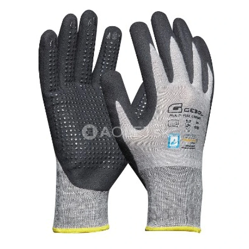 Gebol Pracovn&eacute; rukavice MULTI-FLEX COMFORT č.11, bez&scaron;vov&eacute;, bavlnen&eacute; s PU ochrannou vrstvou