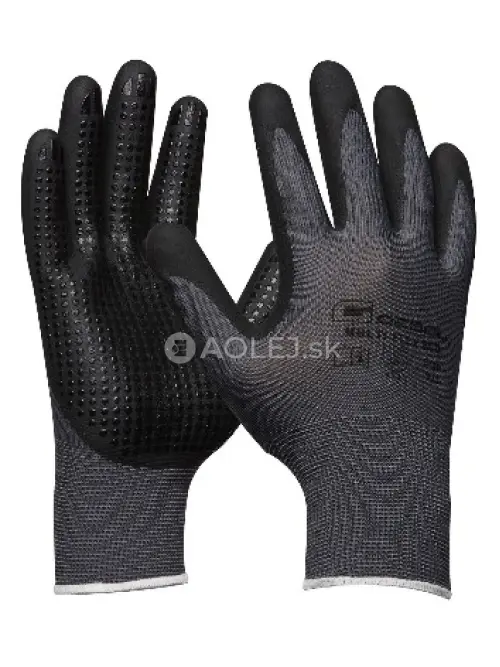 Gebol Pracovn&eacute; rukavice MULTI-FLEX ECO č.10, bez&scaron;vov&eacute;, polyesterov&eacute; s PU ochrannou vrstvou