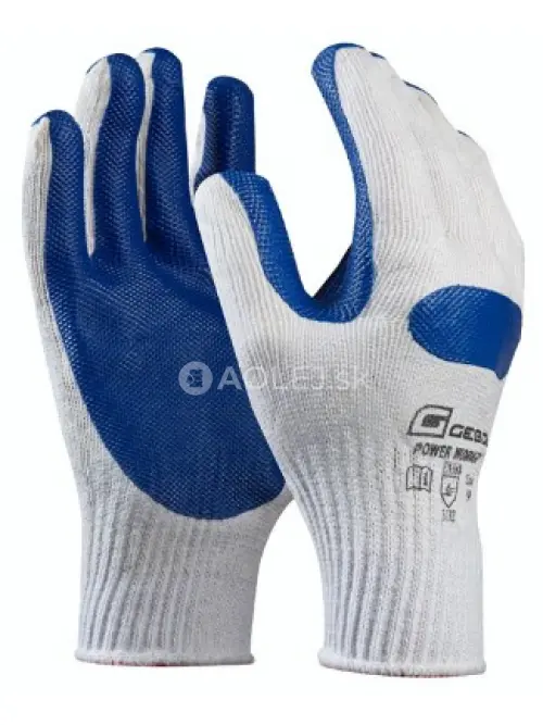 Gebol Pracovn&eacute; rukavice POWER WORKER č.9, extr&eacute;mne pevn&eacute;