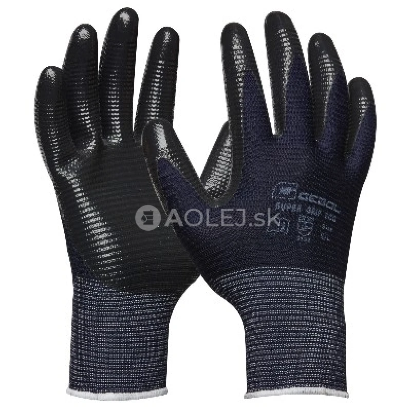 Gebol Pracovn&eacute; rukavice pre mont&aacute;žne pr&aacute;ce SUPER GRIP č.10, bez&scaron;vov&eacute;