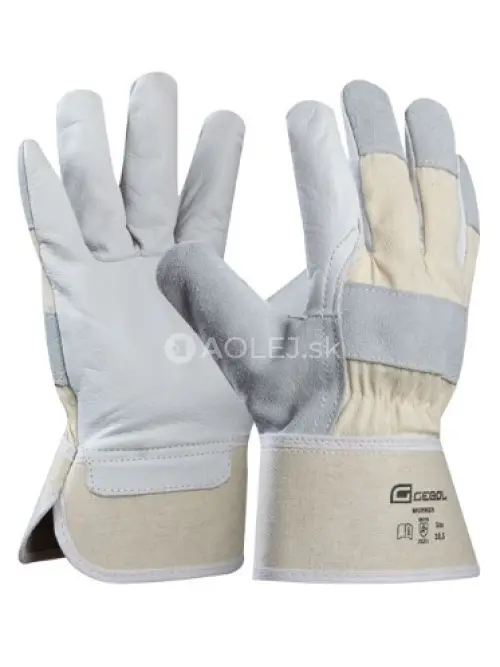 Gebol Pracovn&eacute; rukavice WORKER č.10.5, celokoženn&eacute;