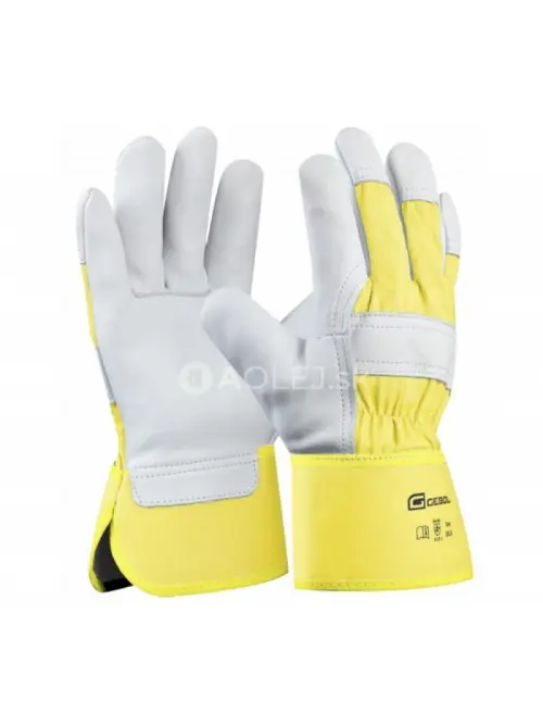 Gebol Pracovn&eacute; rukavice WORKER PRO č.10.5/XL, hov&auml;dzia koža 1mm