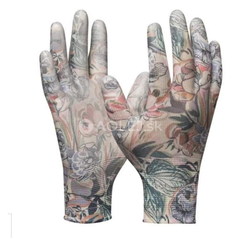 Gebol Pracovn&eacute; rukavice z&aacute;hradn&eacute; Miss Flower č.8