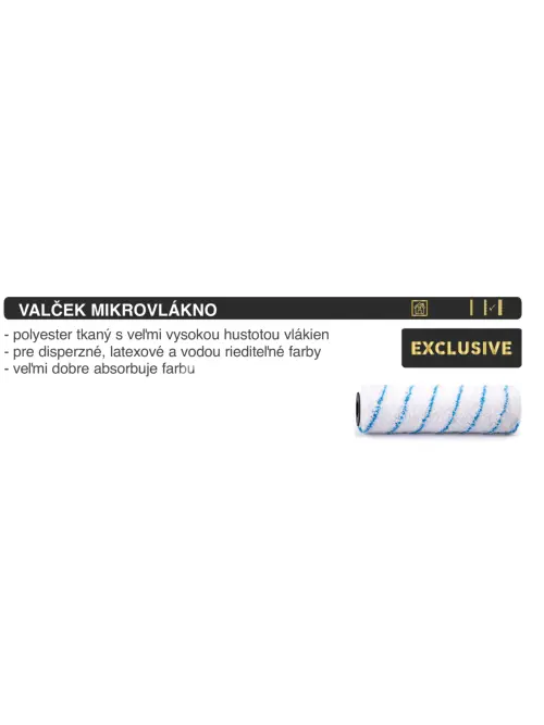 ELIT-SK Valček MIKROVLÁKNO na fasády šírka:25cm vlas:16mm priemer:8mm