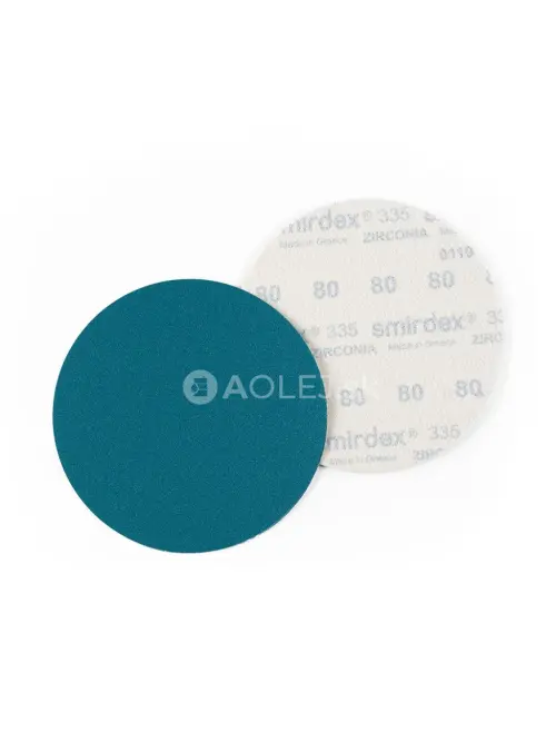 Smirdex 335 zirkónové brusivo, kruhový výsek na suchý zips 150mm P80