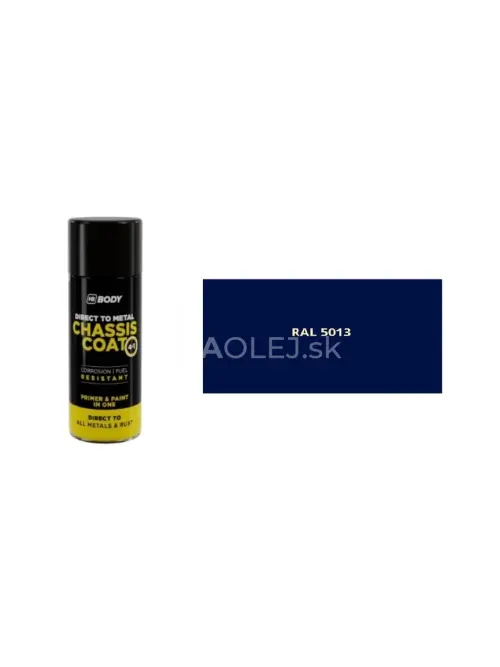 HB BODY 410 chassis coat, polomat - farba na kov a strechy 4 v 1 RAL 5013 sprej 400ml