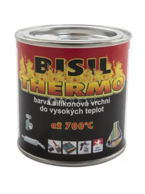 Bisil Thermo žiaruvzdorn&aacute; farba do 700&deg;C čierna 0,375kg
