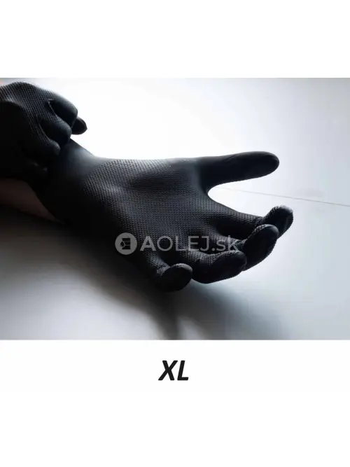 BC LINE gripov&eacute;, nitrilov&eacute;, proti&scaron;mykov&eacute; rukavice XL balenie 10ks