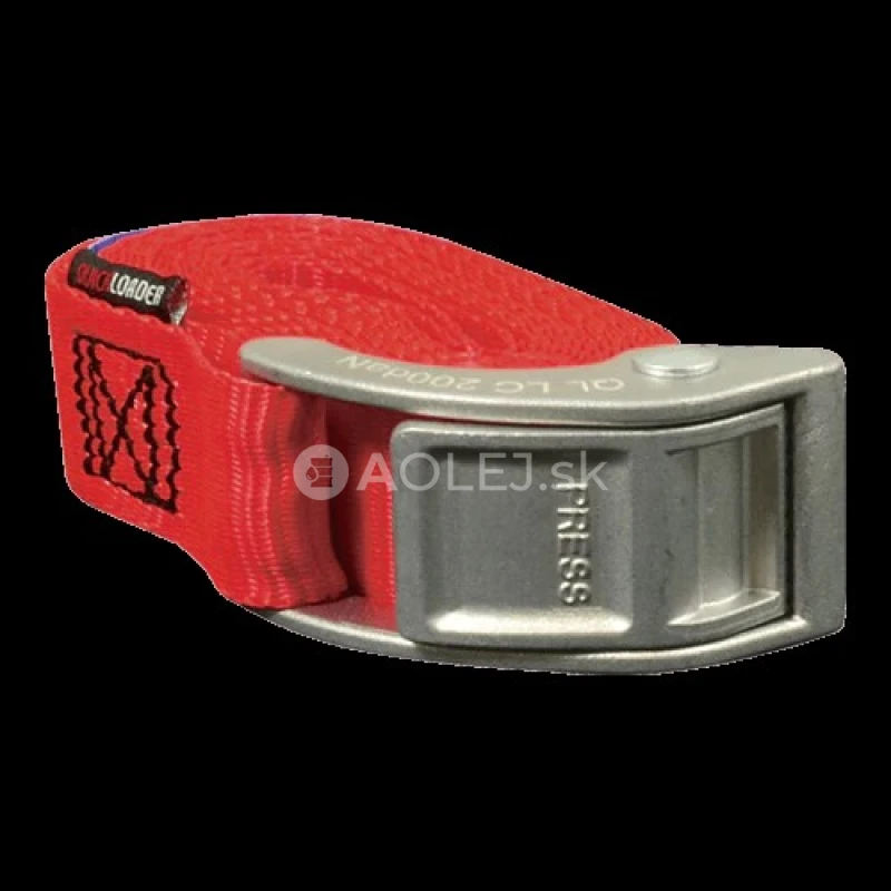 QUICKLOADER Cambuckle/Z-lock Popruh so sponou a Z-z&aacute;mkom 800 kg 3 m x 25 mm