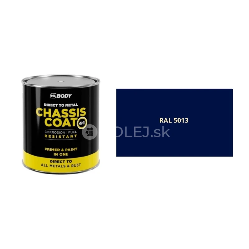 HB BODY 410 chassis coat, polomat - farba na kov a strechy 4 v 1 RAL 5013 2,5L