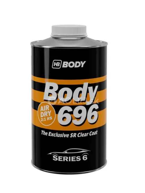 HB BODY 696 AIR DRY HS SR rýchloschnúci lak, pripravený na leštenie za 60 min 2:1 1L