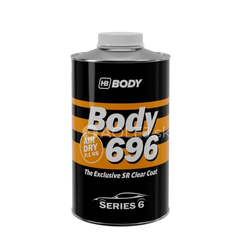 HB BODY 696 AIR DRY HS SR rýchloschnúci lak, pripravený na leštenie za 60 min 2:1 1L