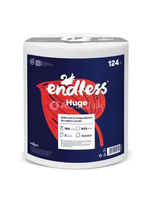 Endless Huge 2 vrstvová papierová utierka, kuchynská rolka 124m, 1200g