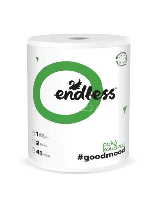 Endless GoodMood 2 vrstvová papierová utierka, kuchynská rolka 41m, 385g