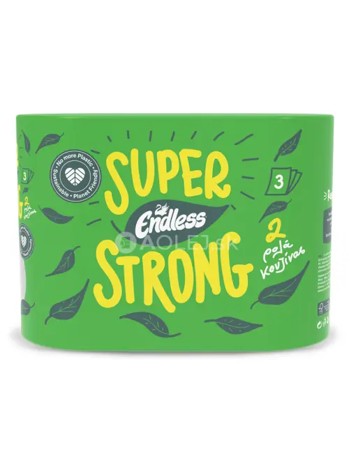 Endless Super Strong, 3 vrstvová papierová utierka, kuchynská rolka 19m, 2ks v balení