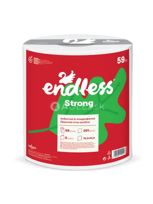 Endless Strong, 2 vrstvová odolná papierová utierka, kuchynská rolka, 59m, 570g