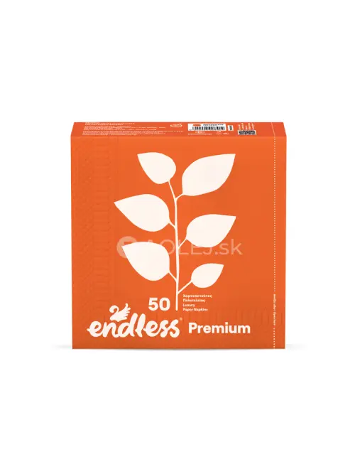 Endless Premium Orange, 2 vrstvové papierové obrúsky, 50ks v balení