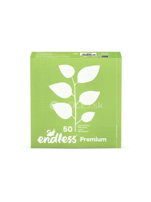 Endless Premium Green, 2 vrstvové papierové obrúsky, 50ks v balení
