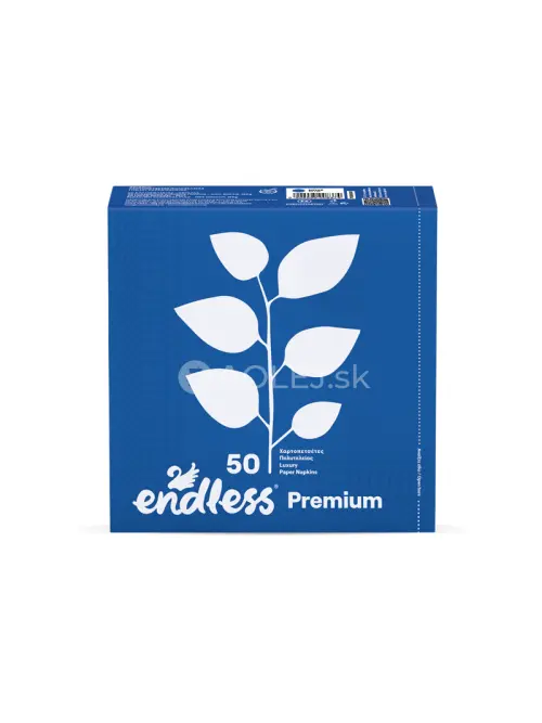 Endless Premium Blue, 2 vrstvové papierové obrúsky, 50ks v balení