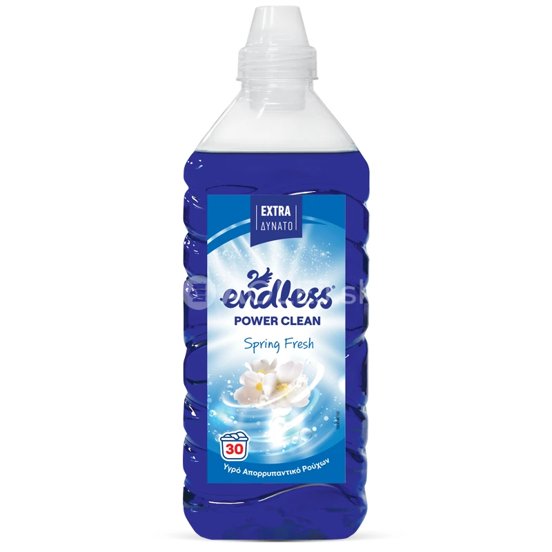 Endless Power Clean, Tekutý prací prostriedok, Spring Fresh 1850 ml