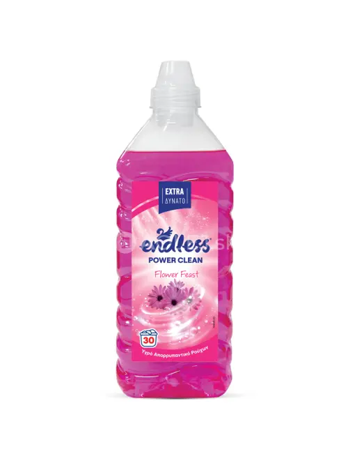 Endless Power Clean, Tekutý prací prostriedok, Flower Feast 1850 ml
