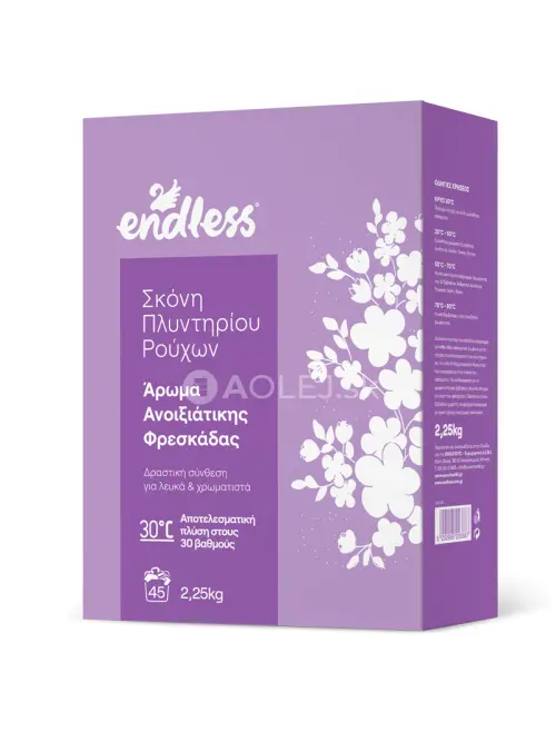 Endless Spring Fresh, prací prášok na 45 praní, 2,25 kg