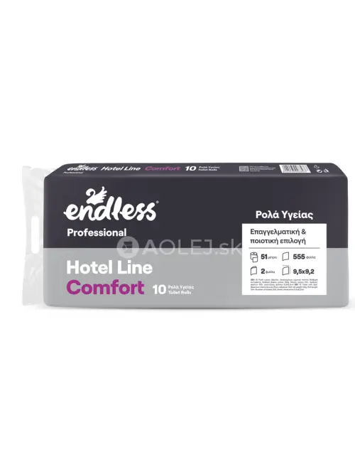 Endless Professional Comfort, Toaletný papier, sanitárny 2 vrstvový, 51m/rolka, 10ks v balení