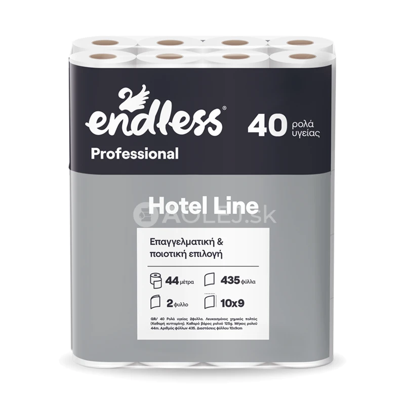 Endless Professional, Toaletný papier, sanitárny 2 vrstvový, 44m/rolka, 40ks v balení