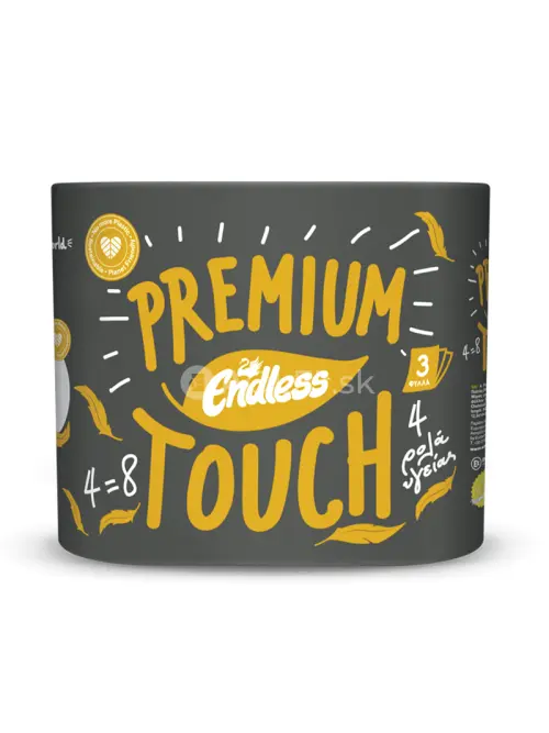 Endless Premium Touch, Toaletný papier 3 vrstvový, 34m/rolka, 4ks v balení