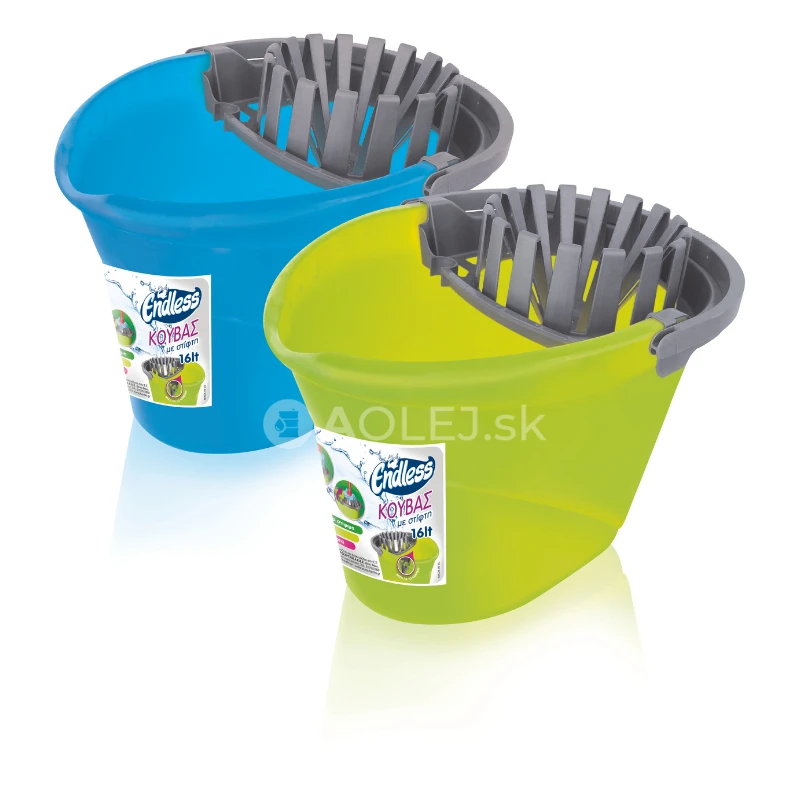 Endless Vedro so žmýkacím košíkom 16l