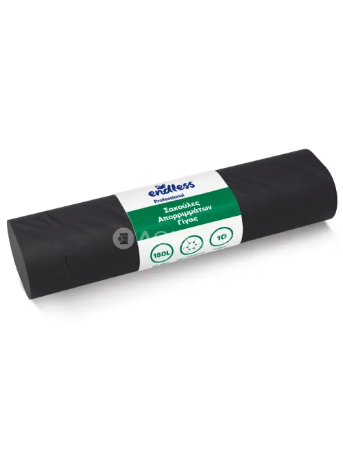 Endless Vrece na odpadky bez šnúrky, 10ks v balení, 85x110cm, 150L